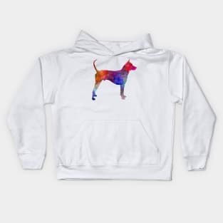 Thai Ridgeback Dog in watercolor Kids Hoodie